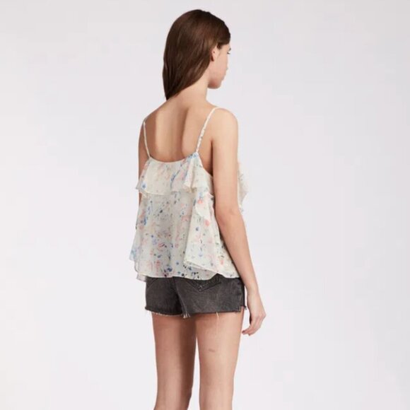 ALLSAINTS Jasmine Juni Floral Top Size 6 - Picture 2 of 5